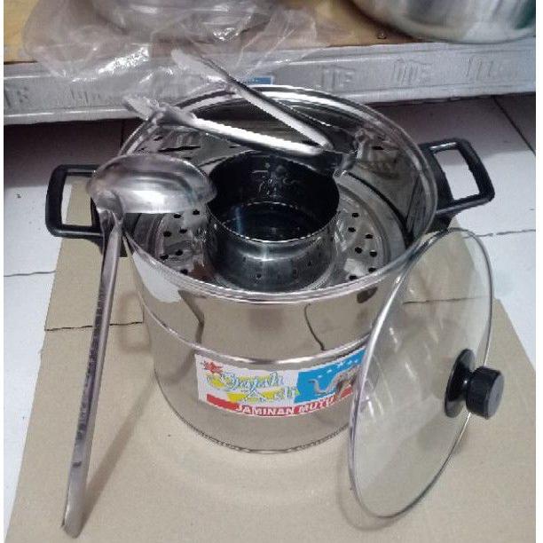 BEST SELLER dandang bakso tutup kaca 24 26