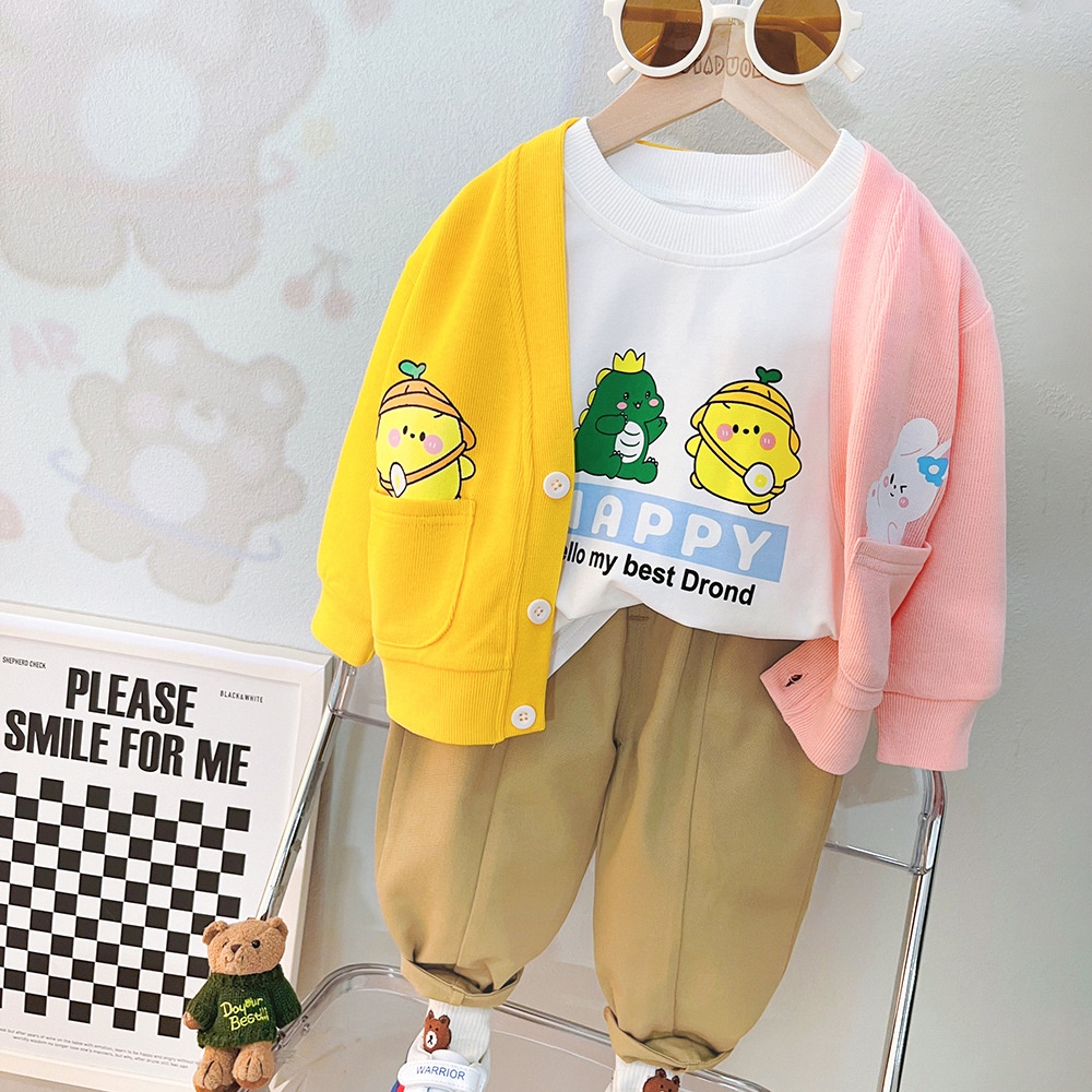 Setelan Anak Import Baju Anak Couple Set 3in1 MERC4RY
