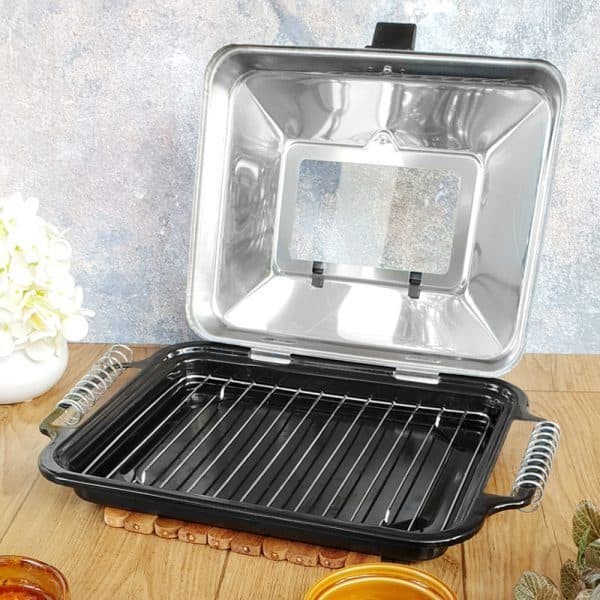 Panggangan Maspion Crystal Oven Ikan Barbeque Maslon Panggang 26cm