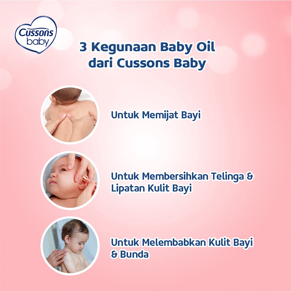 Cussons Baby Oil Soft &amp; Smooth 35ml Extra 15ml - MInyak PIjat Bayi