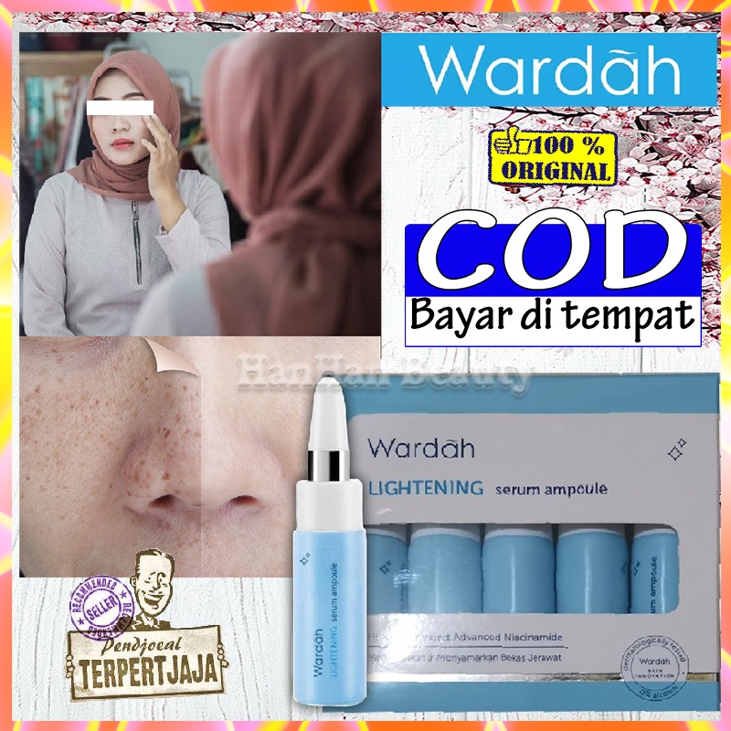 Brigtening Serum pencerah Kulit Wajah Wanita Penghilang Flek Hitam Halal BPOM Serum Ajaib Viral di t