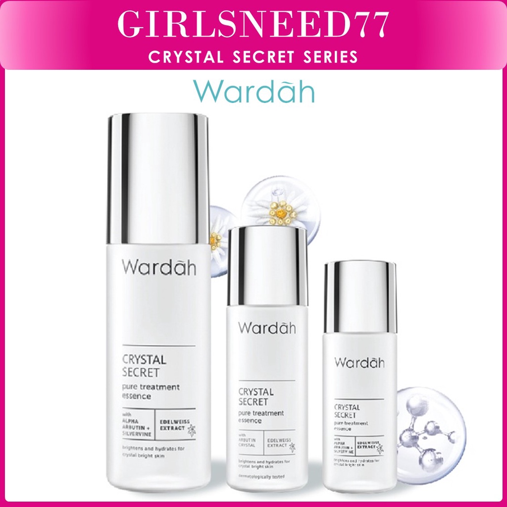 GIRLSNEED77 Wardah Crystal Secret Pure Treatment Essence - Essence untuk mencerahkan, menghidrasi, dan skin booster