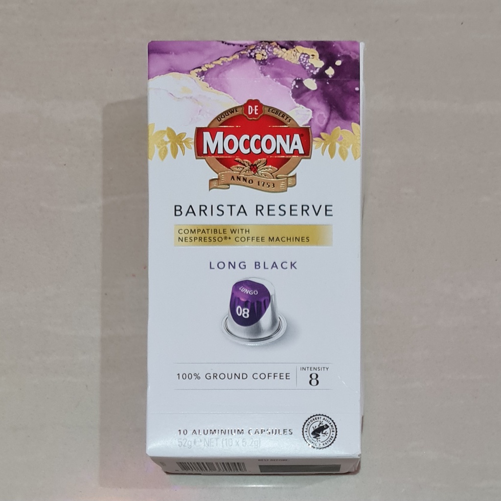 Nespresso Moccona Barista Reserve Long Black 10 Coffee Capsules