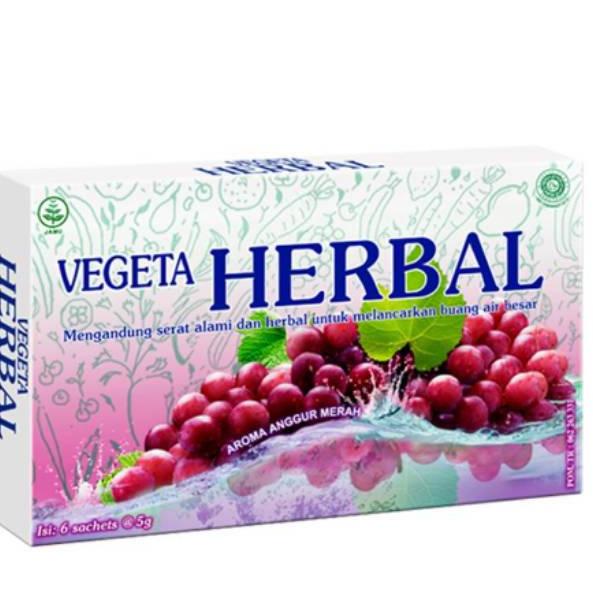 

⚡GROSIR⚡ Vegeta herbal aroma anggur merah isi 6 sachet