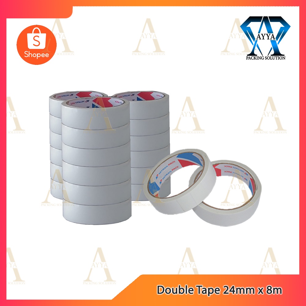 

Double Tape Mitran Pack 24mm x 8m