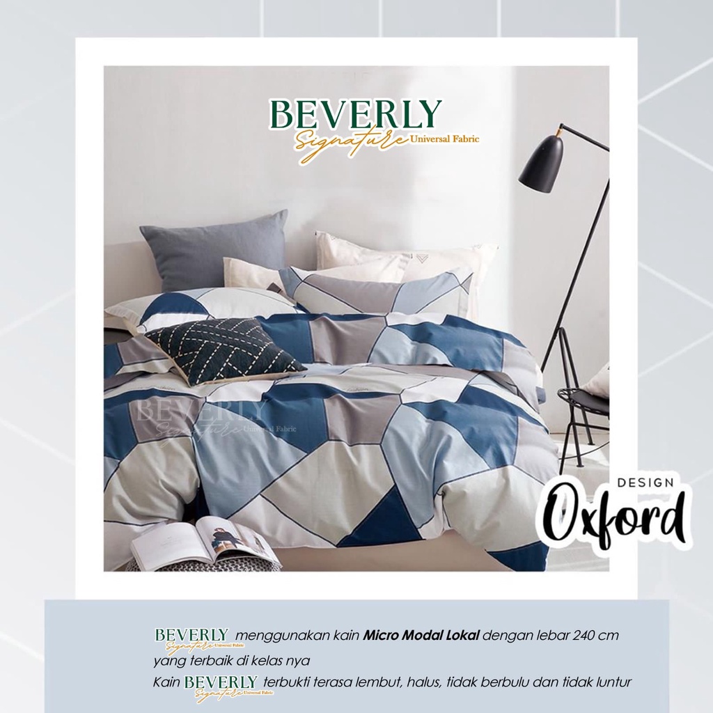 KAIN SPREI METERAN POLY MIKRO DISPERSE MOTIF OXFORD