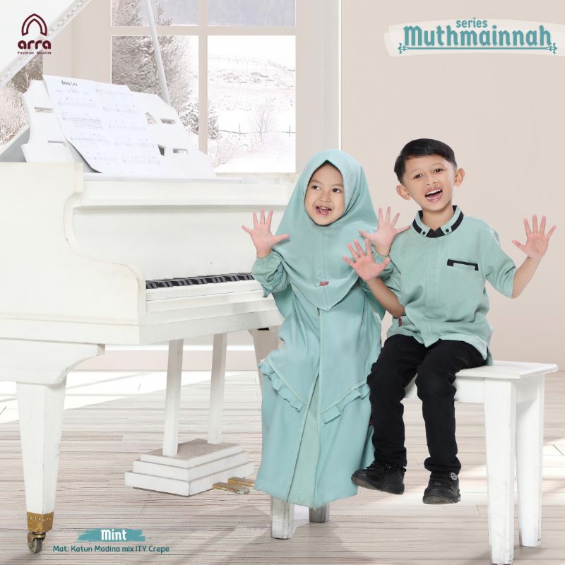 Gamis Sarimbit Keluarga Ayah Ibu Anak Series Muthmainnah Warna Mint Original Premium Arra Sarimbit Couple 2023 Terbaru Busana Muslim Kapel Kondangan Baju Couple Keluarga Muslim Sarimbit Lebaran Baju Kondangan Wanita Kekinian Jumbo