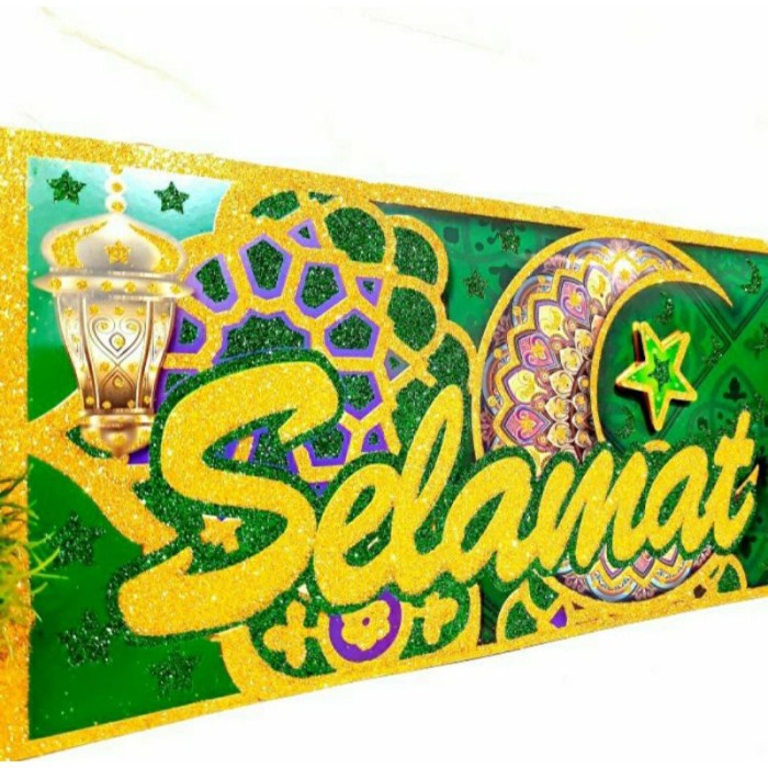 KX790 Banner Idul Fitri Garland Dekorasi Bulan Ramadhan Hari Raya Leba(I3D3) dekorasi bulan sabit dekorasi bulan hiasan ramadhan kareem hiasan ramadhan gantung dekorasi ramadhan gantungan hiasan ramadhan dan idul fitri O7B6 hiasan ramadhan dekorasi bulan