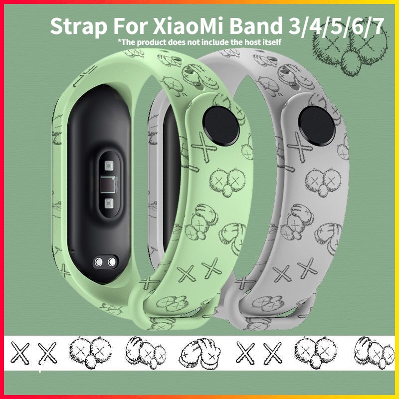 For Mi Band 6 5 7 Strap Wrist Band For Xiaomi Mi Band 7 5 4 3 Strap Silicone Wristbands For Miband 6 7 Bracelet xiaomi band 5 xiaomi band 3 xiaomi band 6