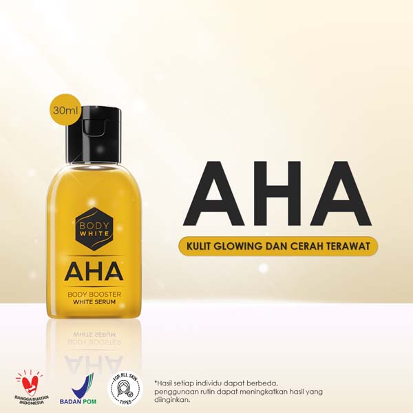 [AHA BOOSTER SERUM | 30ML | 100ML | BPOM] BODY WHITE AHA Body Booster White Serum 30ml | 100ml_Cerianti