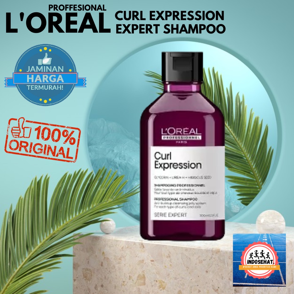 LOREAL Serie Expert Curl Expression Shampoo - Shampo Perawatan Pelembab Rambut Kusut Keriting Ikal 300 ml