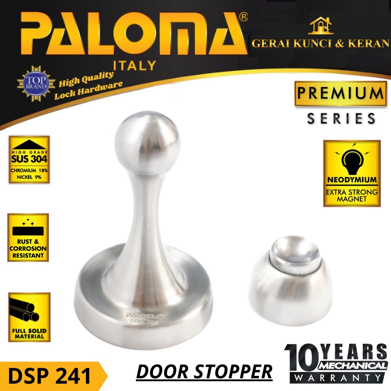 DOOR STOPPER PENAHAN PINTU  PALOMA DSP 241 SUPER STRONG MAGNET