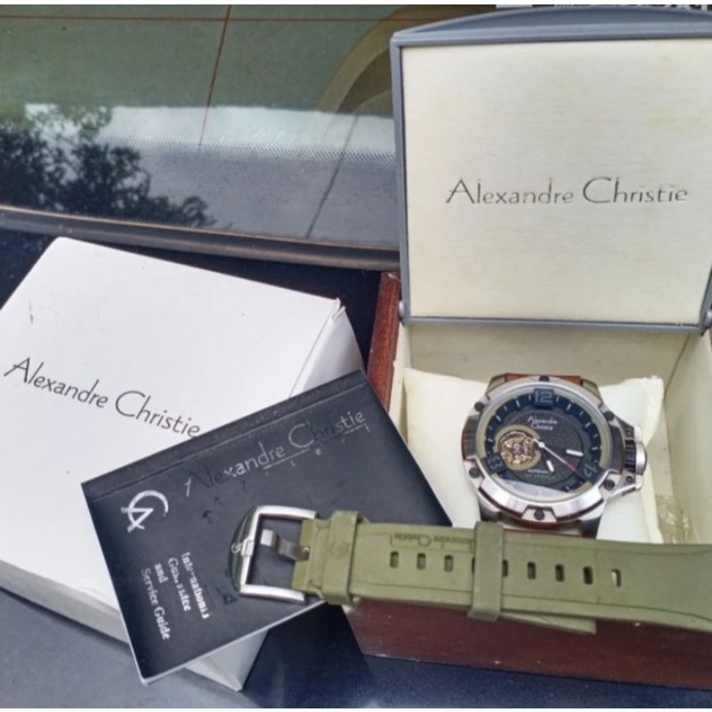 Jam Alexandre Christie 6295 Automatic Second Preloved Seken Bekas harga NETT