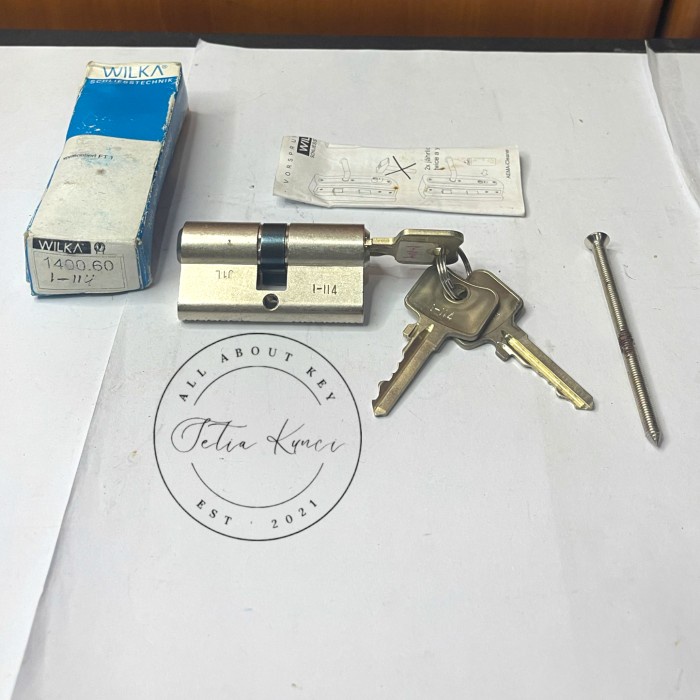 Terlaris Cylinder Kunci Wilka 1400 Silinder Wilka 60 Mm