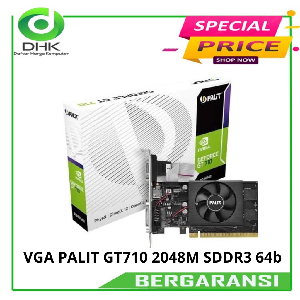 VGA PALIT GT710 2048M SDDR3 64b