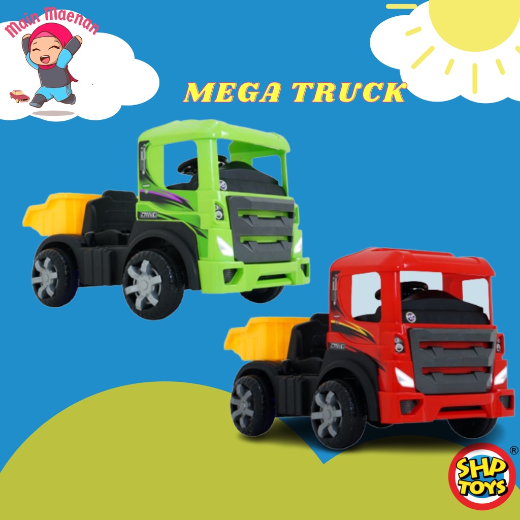 Mainan Truk Pasir Anak Maenan Mobil Aki Truck MegaTruck Volta 5032