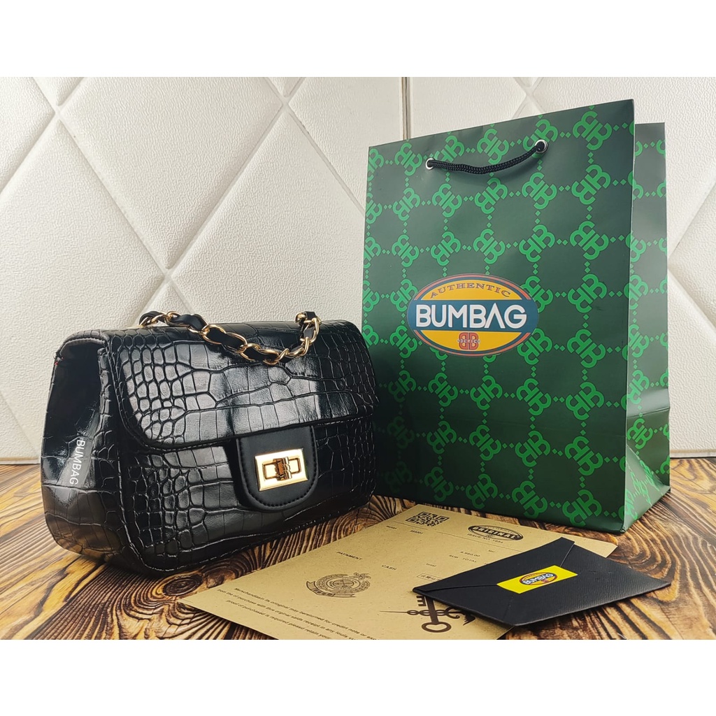 BUMBAG - Tas Wanita | Tas Selempang | Tas Import Wanita | Tas Croco | Hand Bag Croco - Tas Selempang Wanita Import Bag Wanita Hand Bag Wanita Silin Bag Jinjing Tenteng Croco - Sophie Kelie Bag 191595