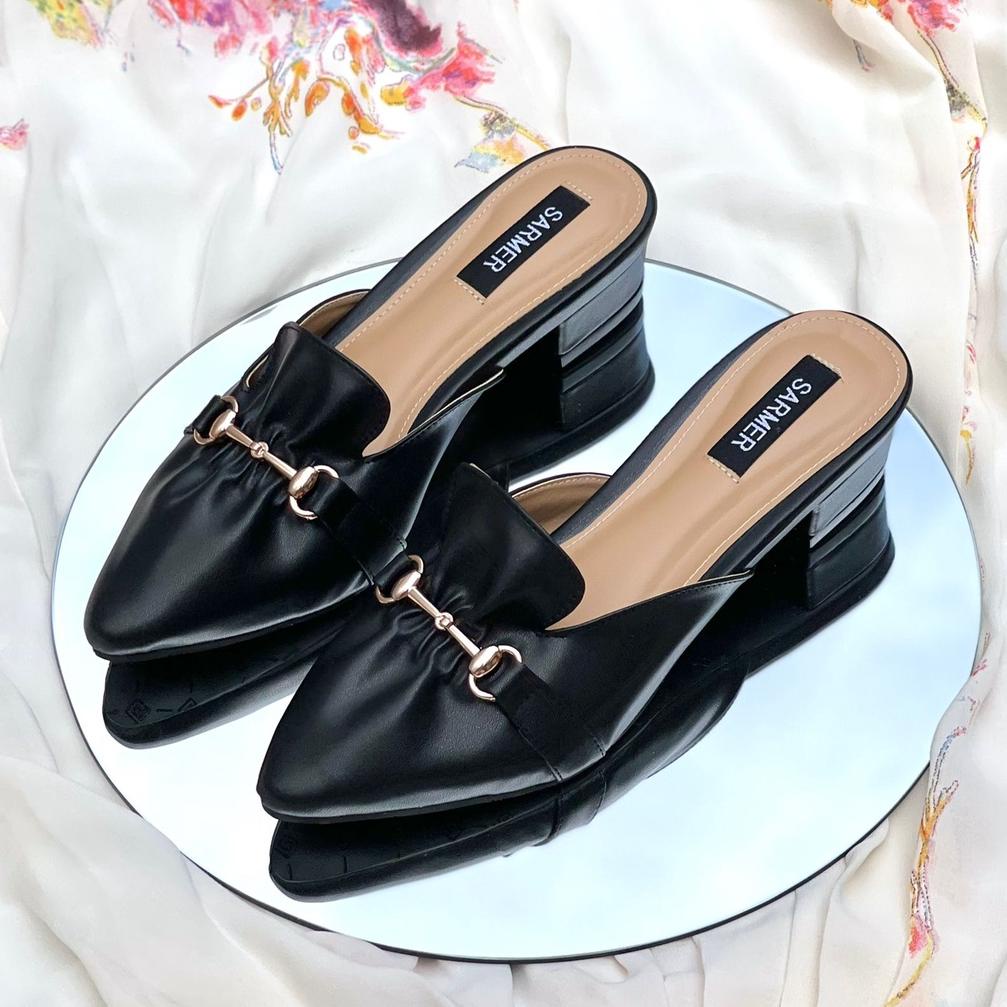 COD  SARMER - VALERIE HEELS 3CM BLACK