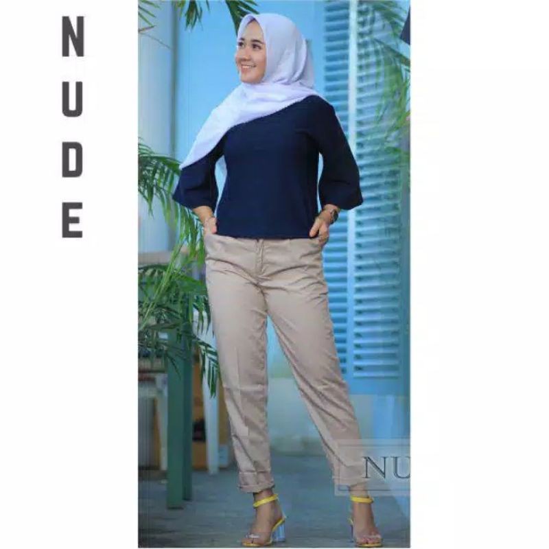 JUMBO BAGGY PANTS PREMIUM AMERICAN DRILL BIG SIZE XXL 5L 6L latte,nude,milo,navy,army,dusty pink