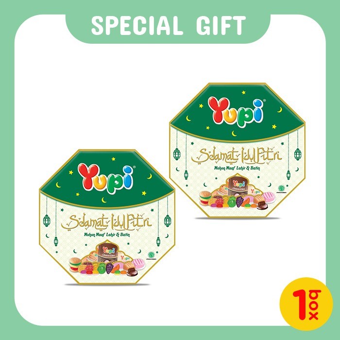 

PROMO !! 3BOX YUPI Paket Idul Fitri lebaran gummy gift box 200gr permen kenyal enak