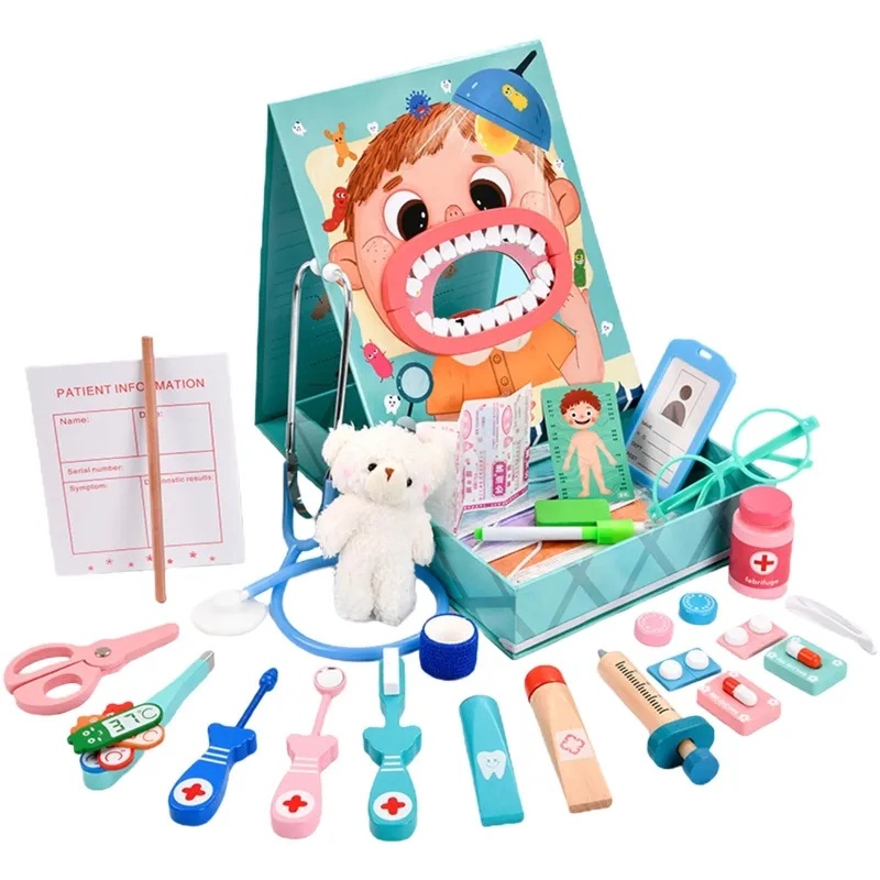 BIANCA - Mainan Peran Edukasi Wooden Toys Dokter Gigi Dentist