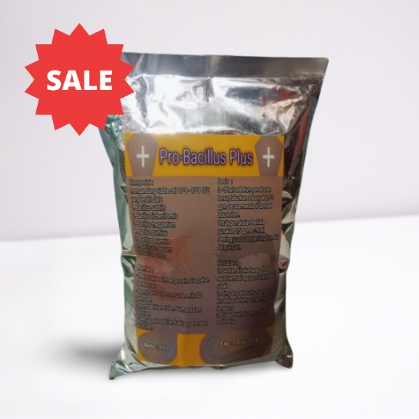 Probiotik bacillus plus 1kg / probiotik bioflok / bacillus / probiotik kolam bioflok / probiotik ika