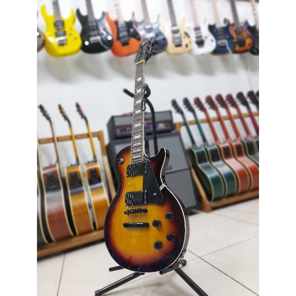 gitar listrik elektrik Gibson les paul vintage sunburst