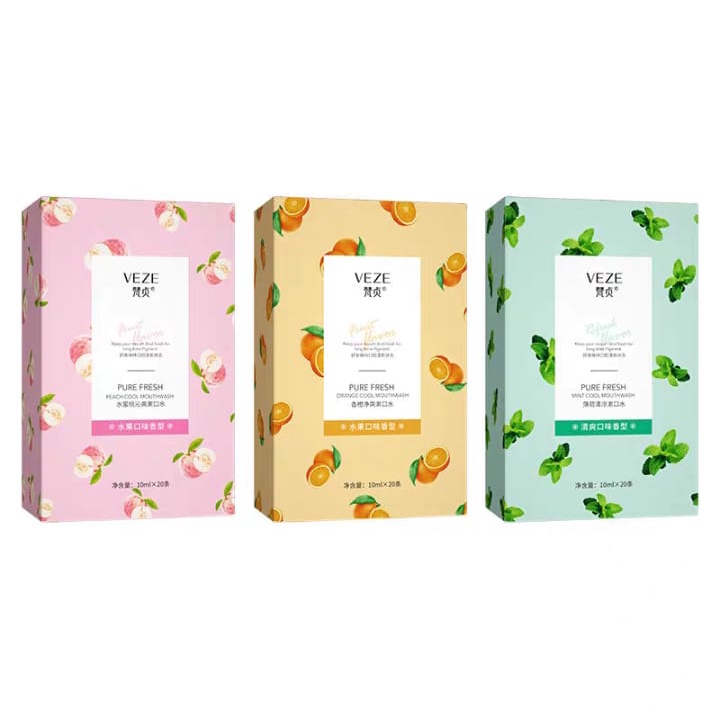 Veze Obat Kumur Pembersih Mulut 10ml x 20 Sachet