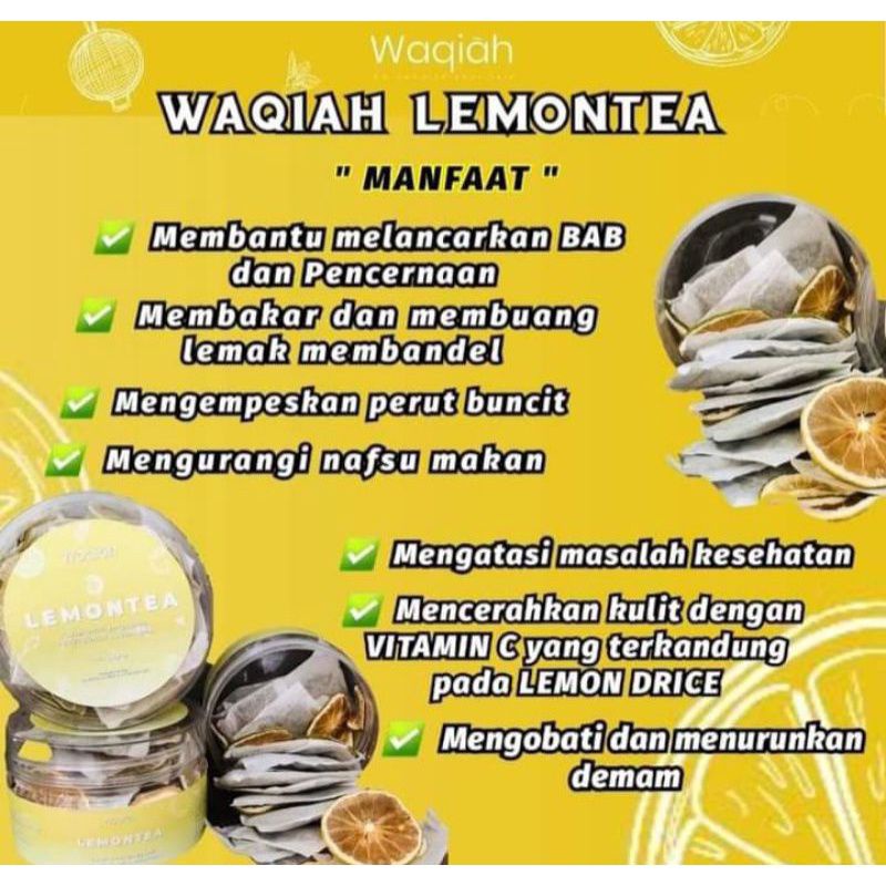 

Waqiah lemon tea original