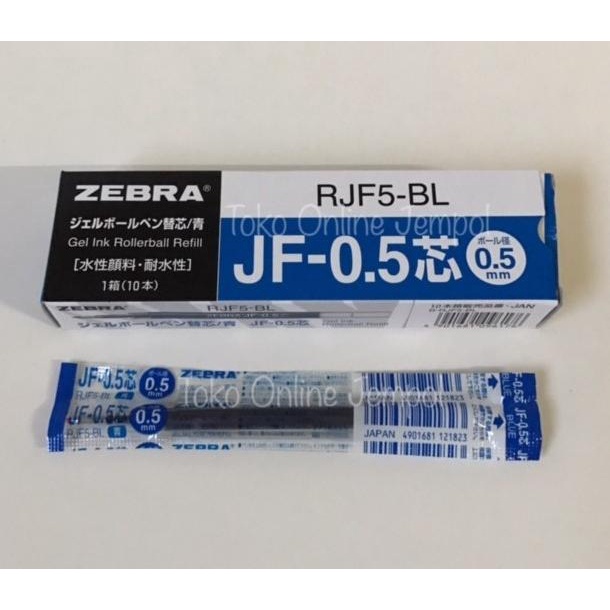 

ATK0323SR RJF5-BL BIRU 0.5 mm isi pen sarasa refill zebra JF 0,5 blue