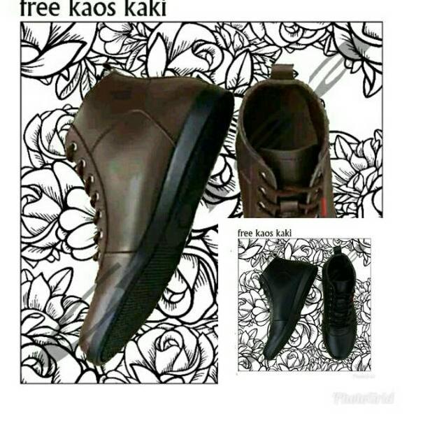 Langsung Kirim sepatu pria gaya korea iron man boots