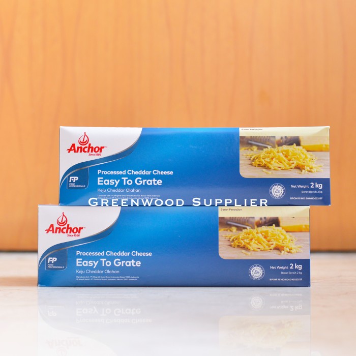 

[Ready-Stock] Anchor Cheddar Cheese / ETG / Easy To Grate - 2KG