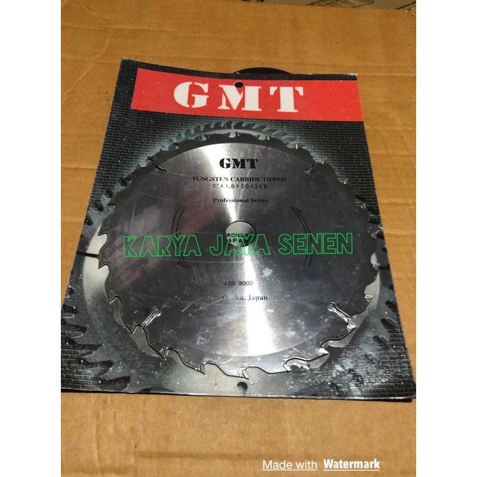 Mata Potong Gergaji Circel Circular saw Blade 7 inch 24 T GMT