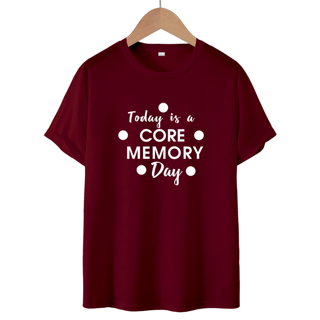 KAOS T-SHIRT MEMORY / KAOS DISTRO WANITA.