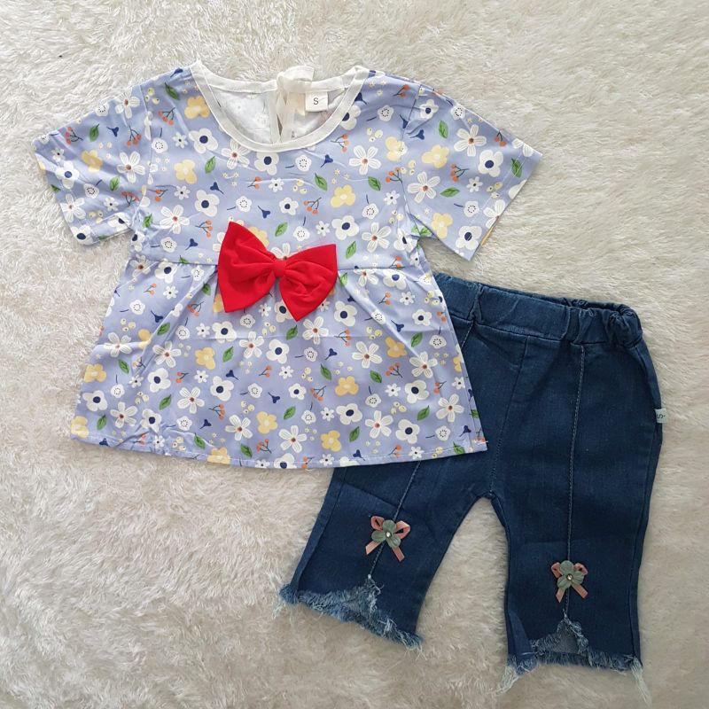 Baju Anak perempuan adelle pants set