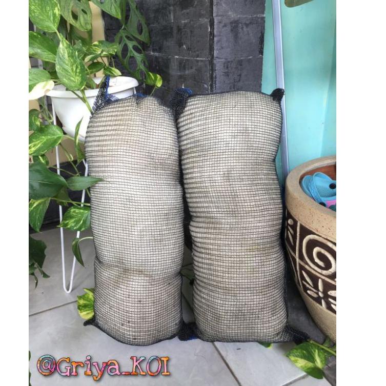 TERBARU  [TERMURAH Packing +-1kg/Bantal] Media Filter Jaring Bekas Nelayan + Packing Waring