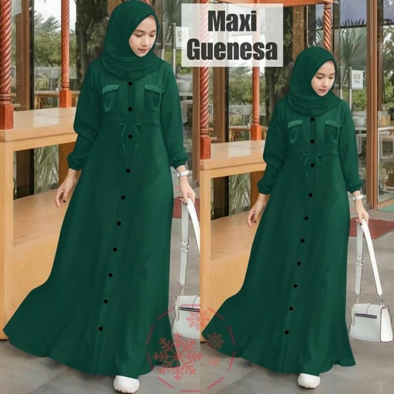 Baju Gamis Gsmis Casual Gamis Marlene Lebaran Dewasa Premium Elegan Model Terbaru Terbaru 2023 Pesta