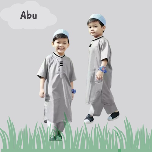 Baju Koko Anak 1 Set Setelan Baju Koko Kurta Anak / Baju Muslim Anak Pria 1-5 Tahun / Baju Muslim Lebaran Anak