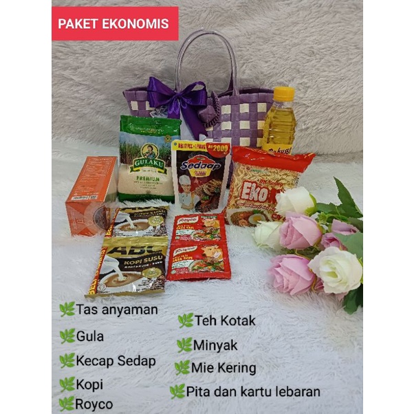 

Paket Ekonomis sembako /Hempes lebaran/Parsel hari raya