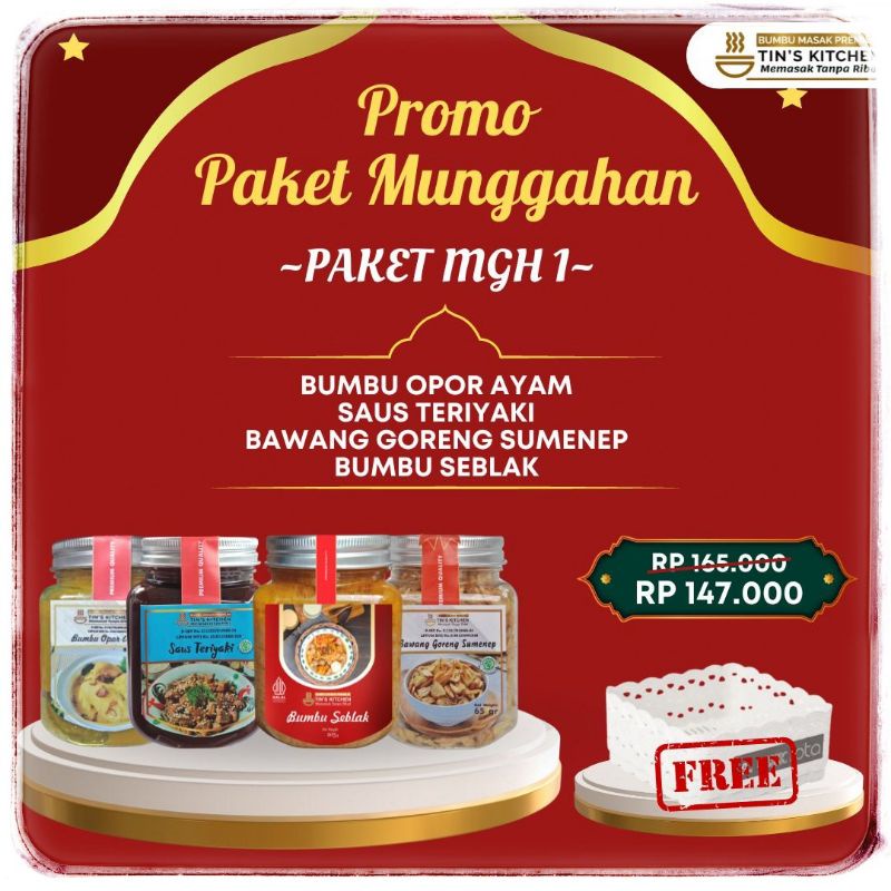 

Paket Munggahan Lezat Ekonomis Low MSG Tin's Kitchen