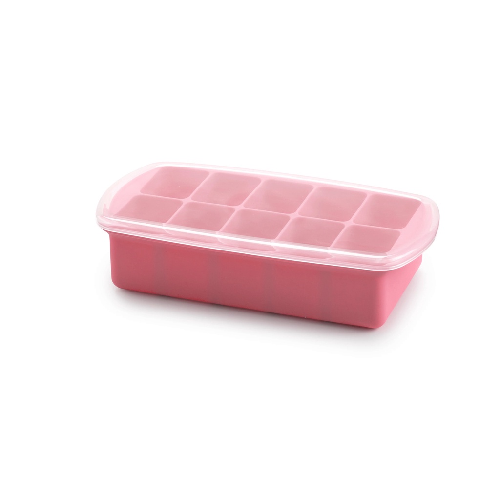 MELII BABY SILICONE FOOD FREEZER TRAY WITH LID