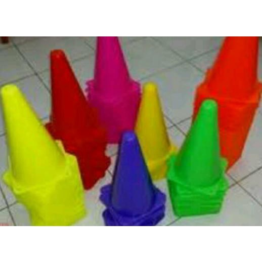 PAKET 1 LUSIN CONE OLAHRAGA KERUCUT SPIRAL / BOLONG