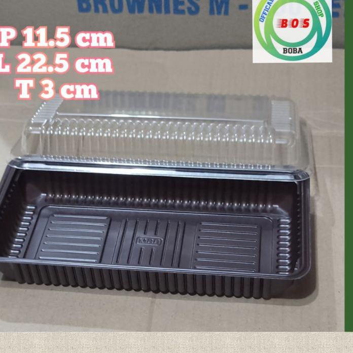 ۞ Mika Brownies Medium - Size M Kotak Bolu Brownies M merek BSM Mika Tebal ♕