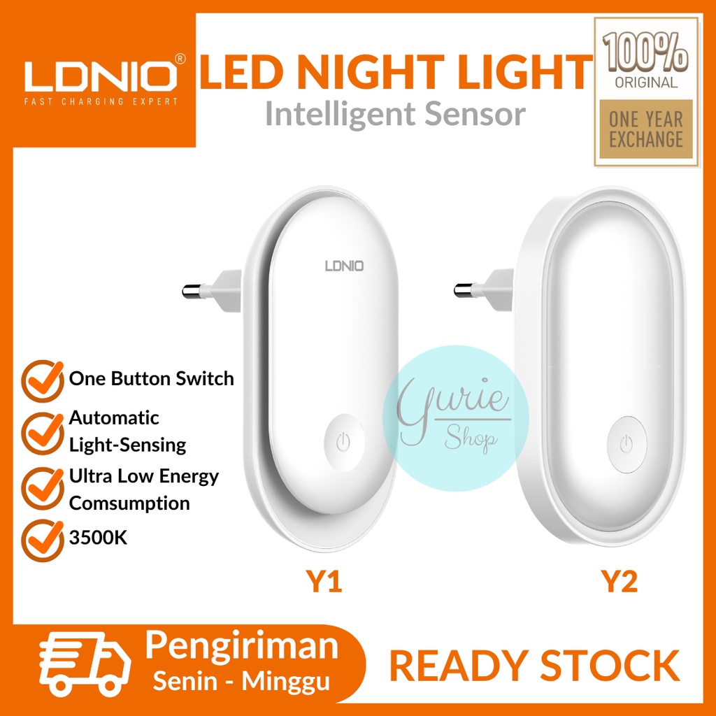 LDNIO Night Light Y1 Y2 Lampu Tidur LED Intelligent Sensor