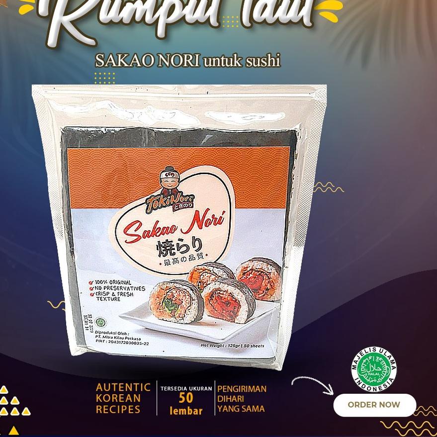 

◄ Sakao Nori Isi 50 Lembar Untuk Kimbab Sushi Kimbab Korea Sakao Nori ♣