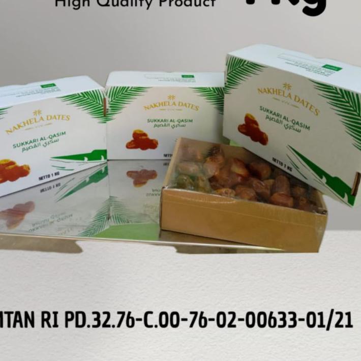 

☪ 1 Kg Kurma sukkari Al-Qasim Sukari NAKHELA DATES ➹