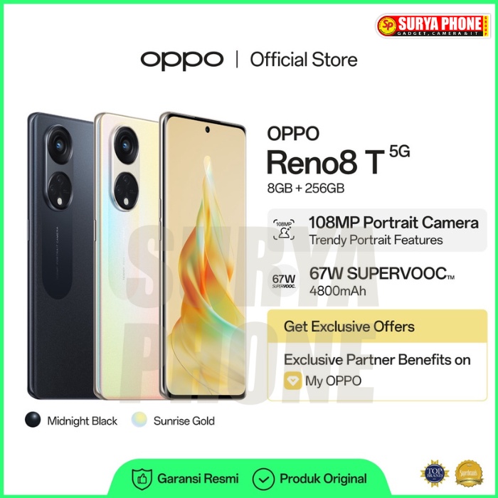 OPPO RENO8 T 5G RAM 8GB ROM 256GB