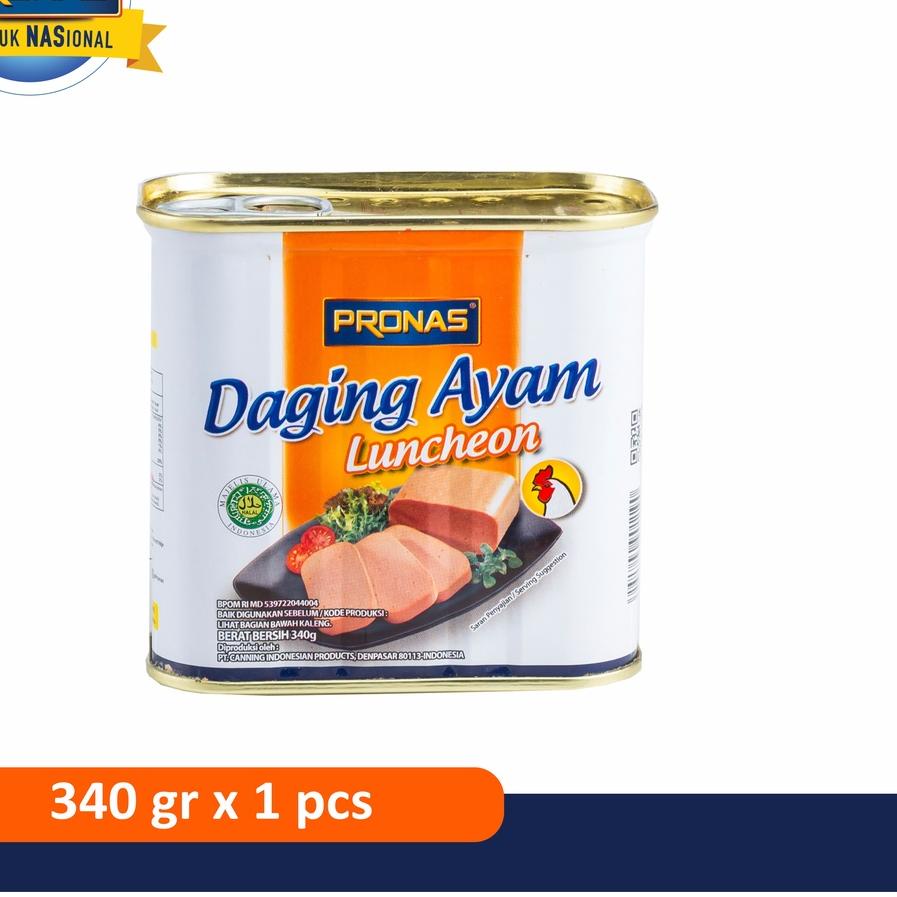 

Grosiran Murah Pronas Luncheon Ayam (Daging Ayam Blok Serbaguna) 340g serbuuu !