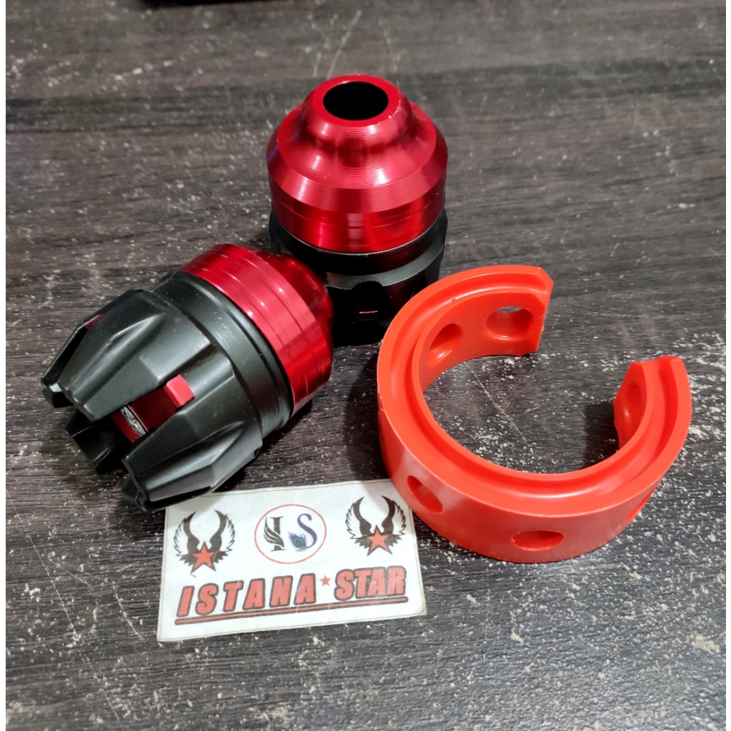 1 buah Damper sok belakang variasi plus jalu as kiri kanan