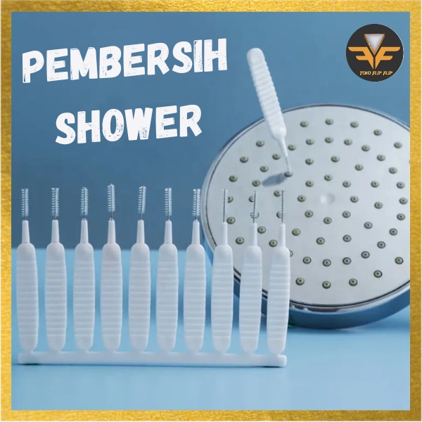 Sikat Mini 10 Pcs Pembersih Shower Head Dot Konektor Sikat Pembersih Kotoran Lubang HP Kepala Shower Multifungsi  TERMURAH TERLARIS